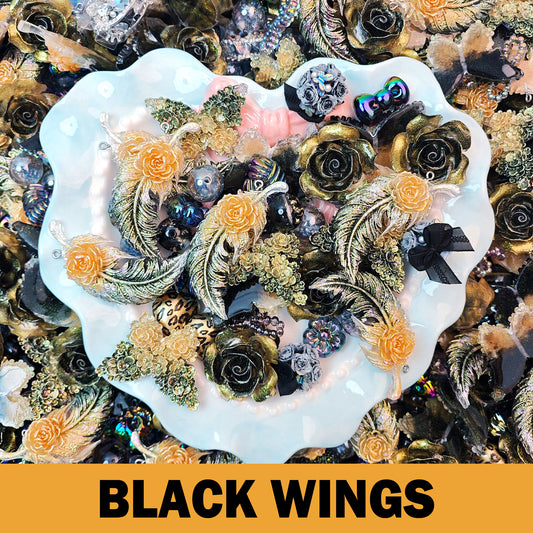 Black Wings Beads