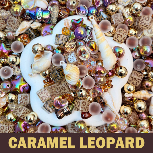 Caramel Leopard Beads