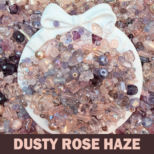 Dusty Rose  Glass Beads