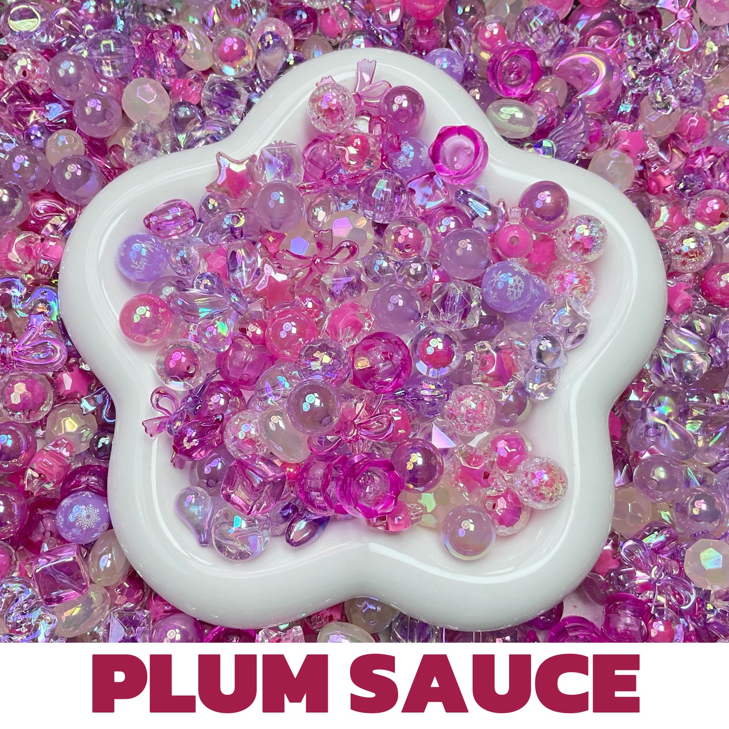Plum sauce Beads
