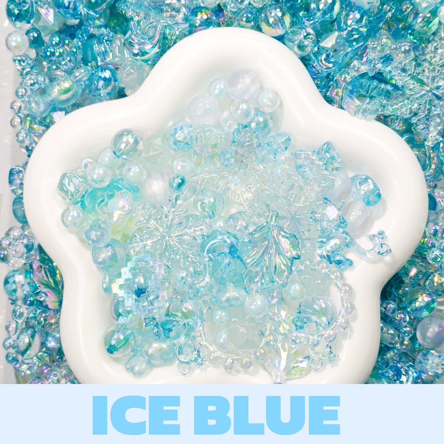 Ice Blue Beads