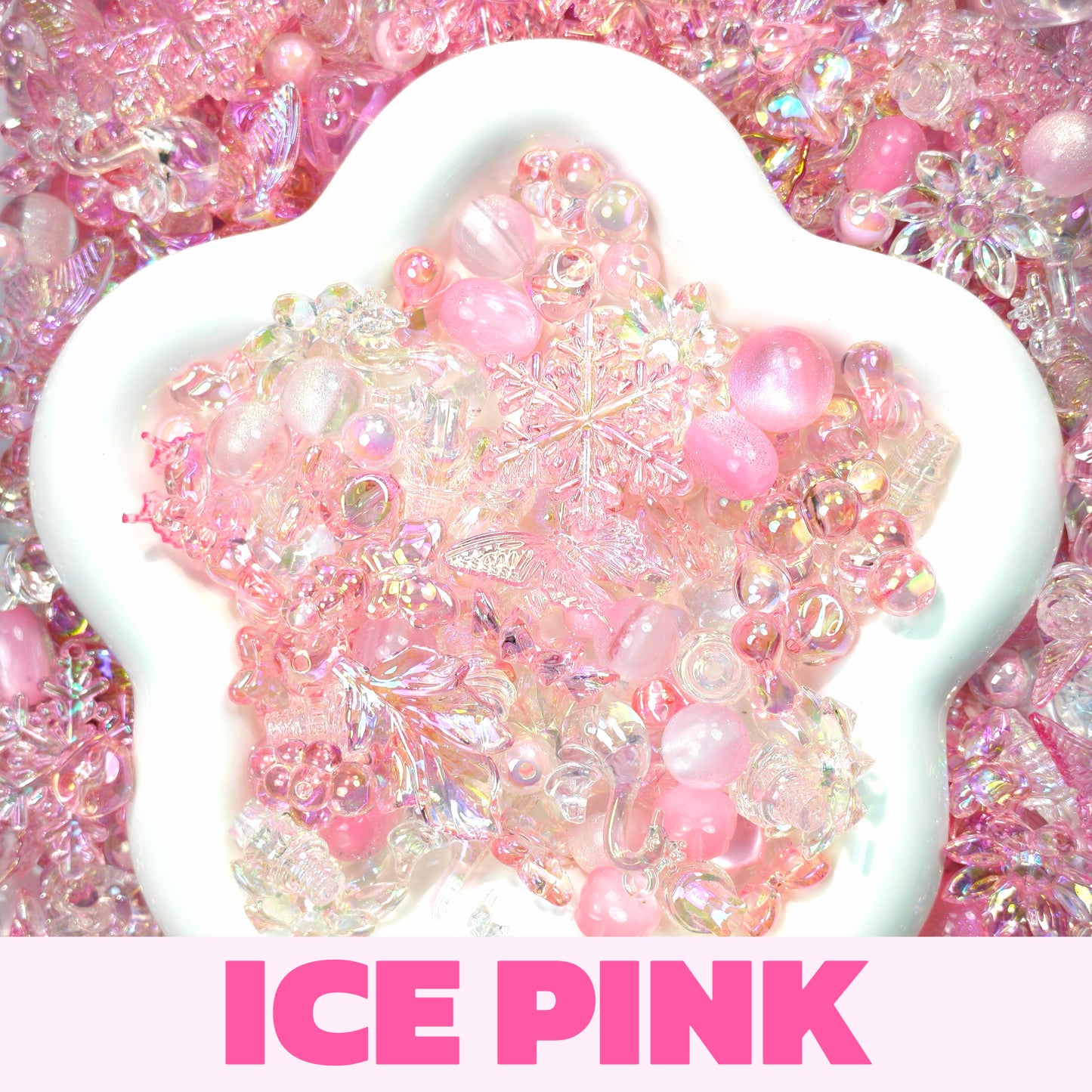 Ice Pink Beads