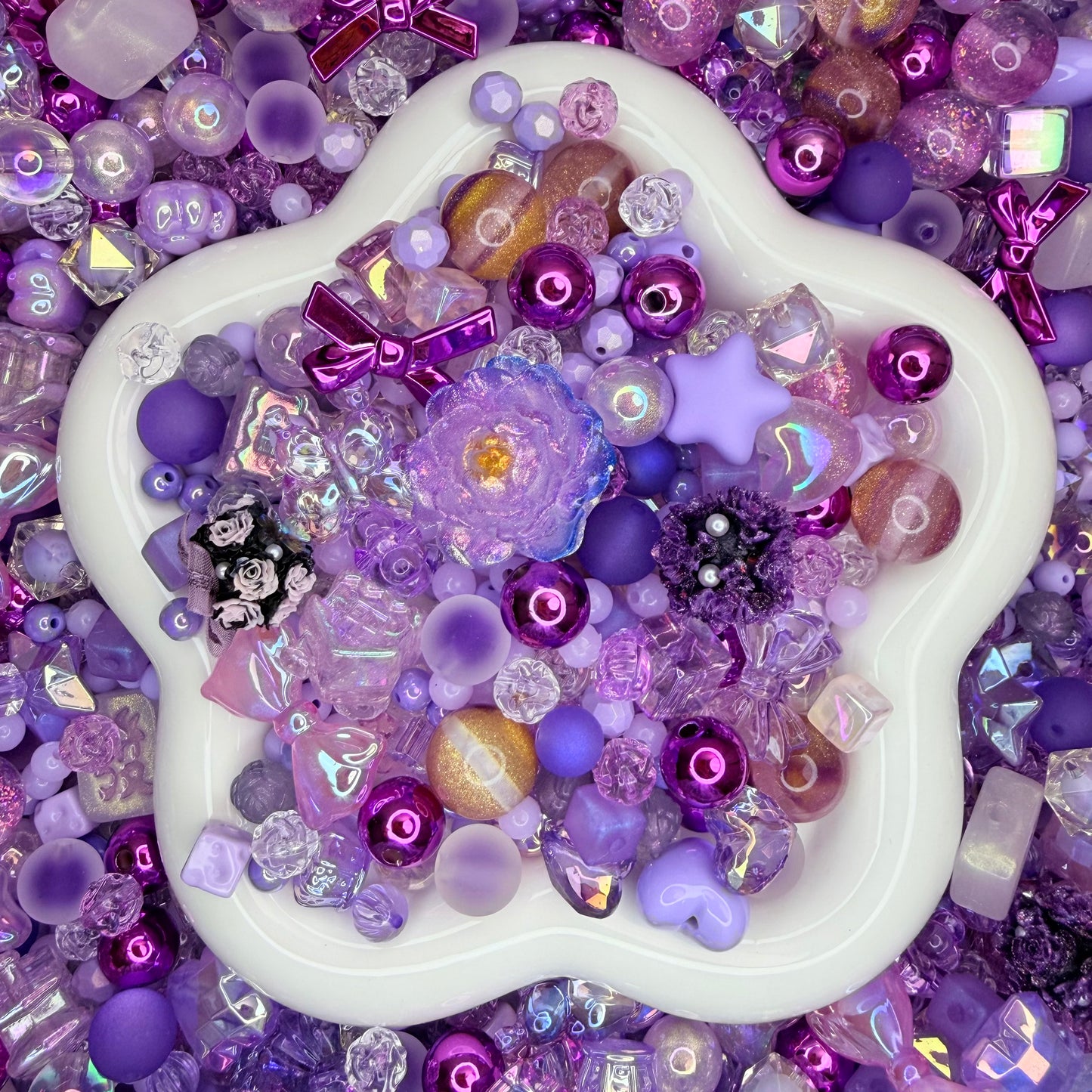 Dreamy Purple Hue Beads