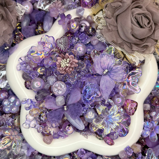 Ash purple Beads
