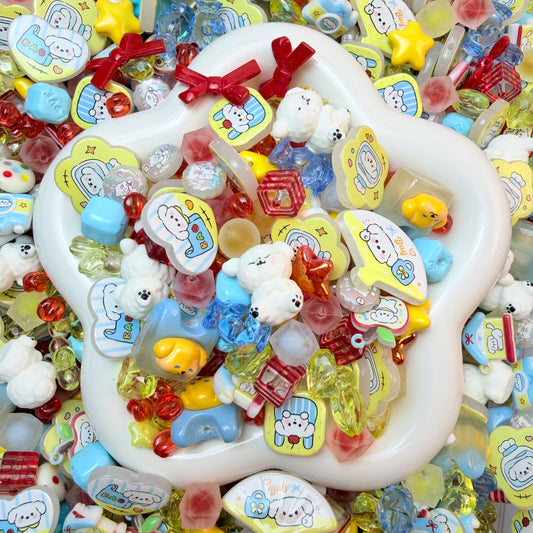 happy puppy Beads