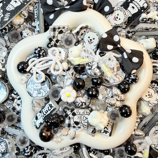 Messy little dog Beads