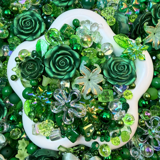 Emerald Rose Beads