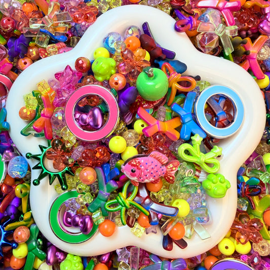 Neon Candy Splash Beads
