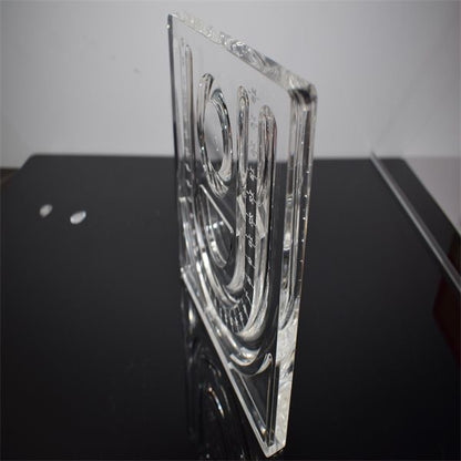 195mmx195mmHighly transparent acrylic necklace design tray