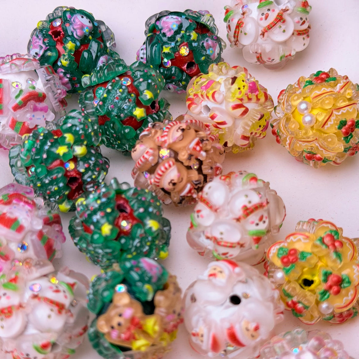 Rhinestone/Clay/Metal Fancy Beads For Pen