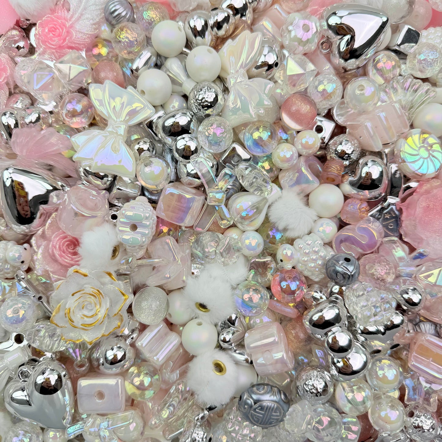 Live-stream mixed acrylic beads sale