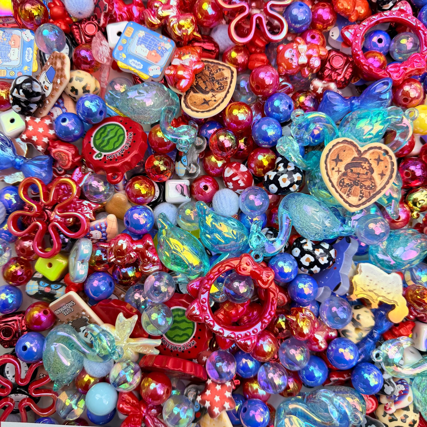 Live-stream mixed acrylic beads sale