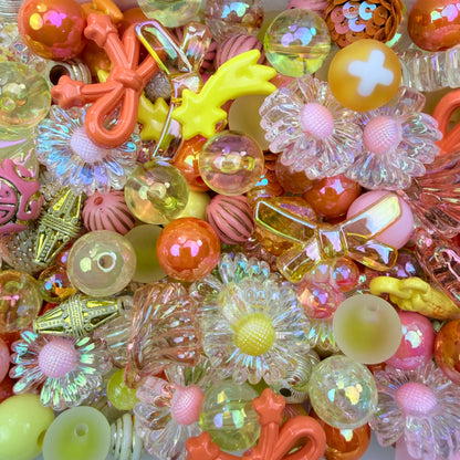 Live-stream mixed acrylic beads sale