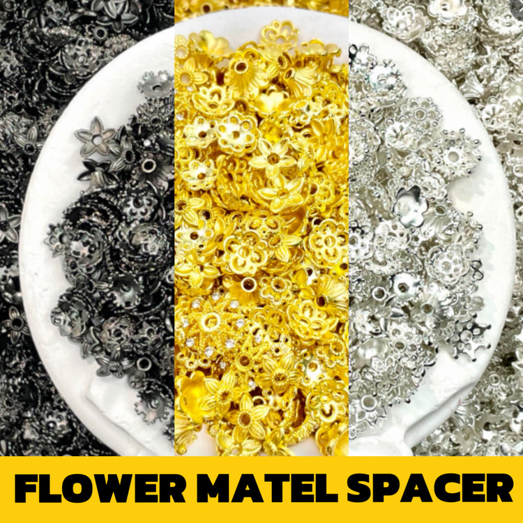 Flower Matel Spacer Beads