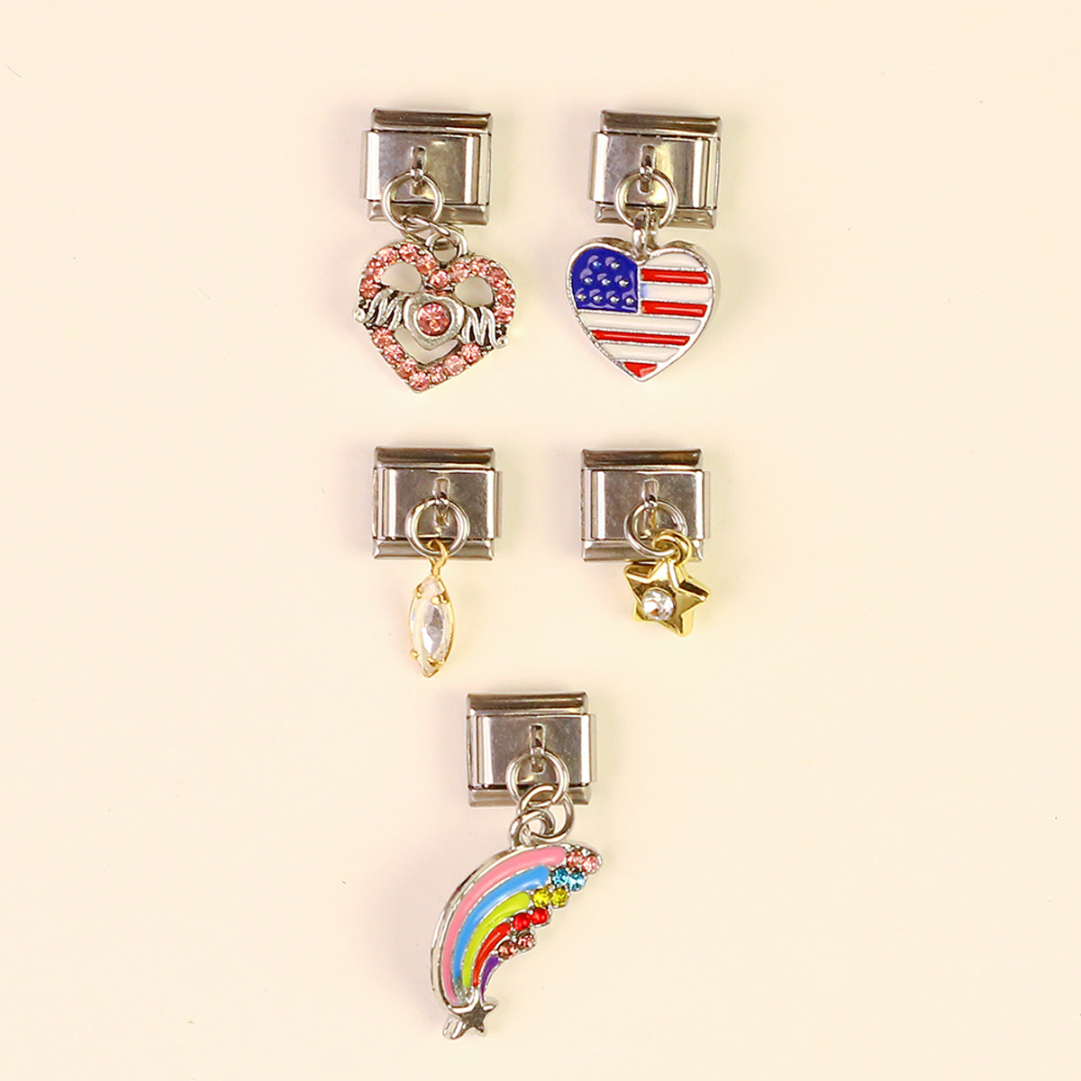 Italian Pendant Charms 9mm（5pcs charms）