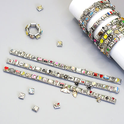 Diy Italian Charm Bracelet Sliver