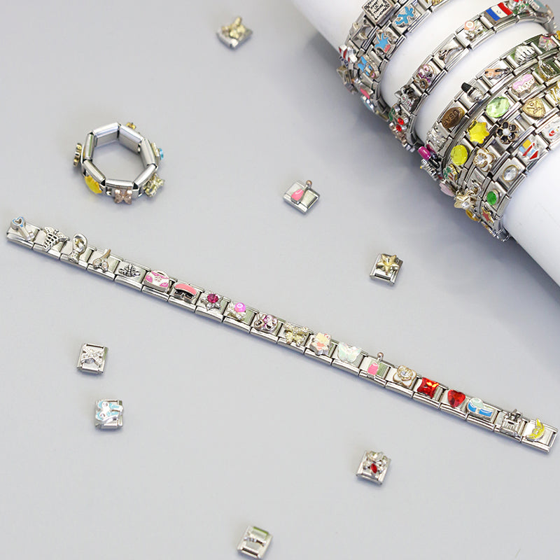 Diy Italian Charm Bracelet Sliver