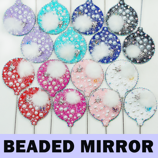 Beaded mirror