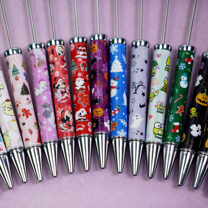 Printed beaded pen
