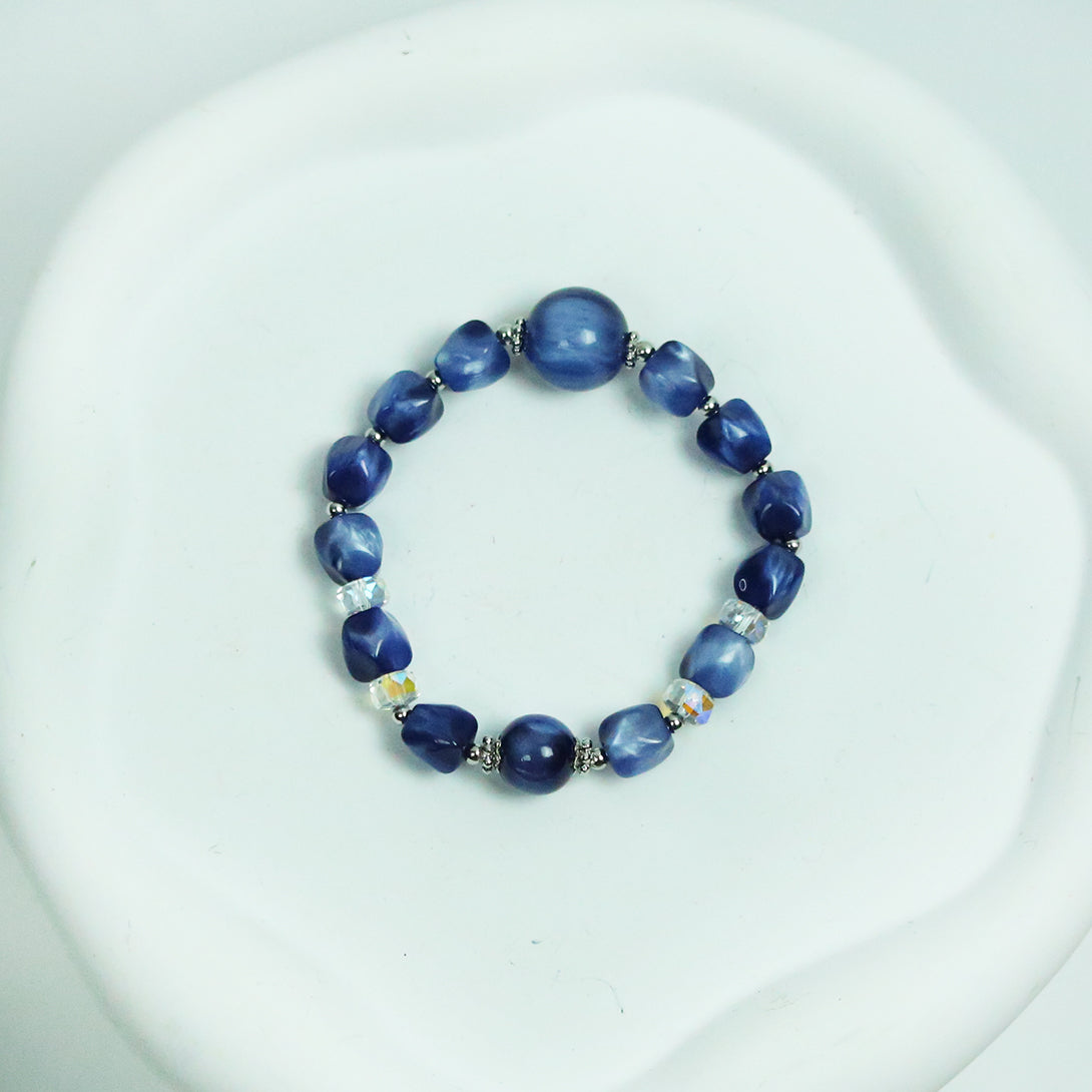 Resin beads bracelet set