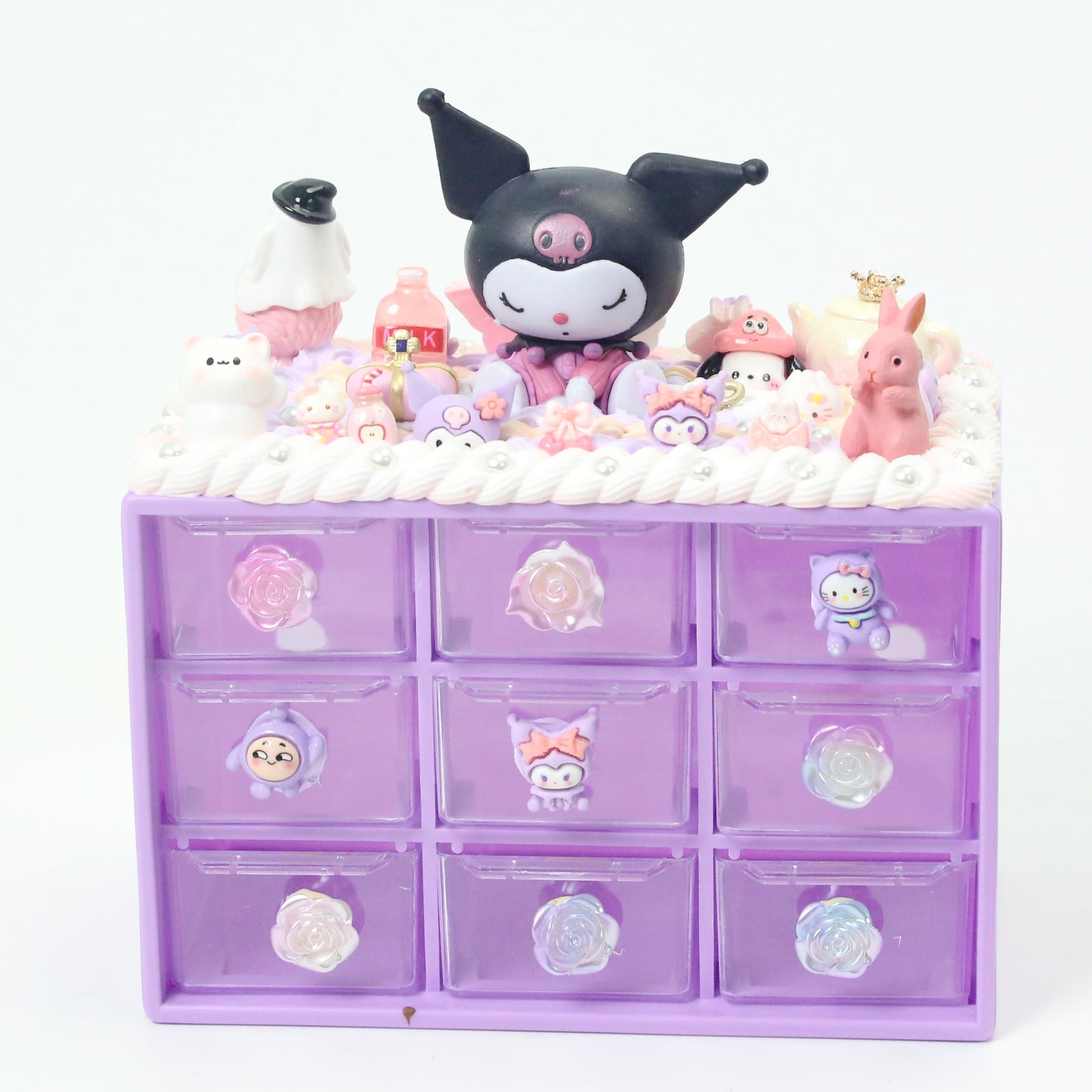 DIY Whipped Cream Glue Kit with Box & Cute Accessories – Creative Decoration Set for Crafts, Phone Cases, Jewelry & More