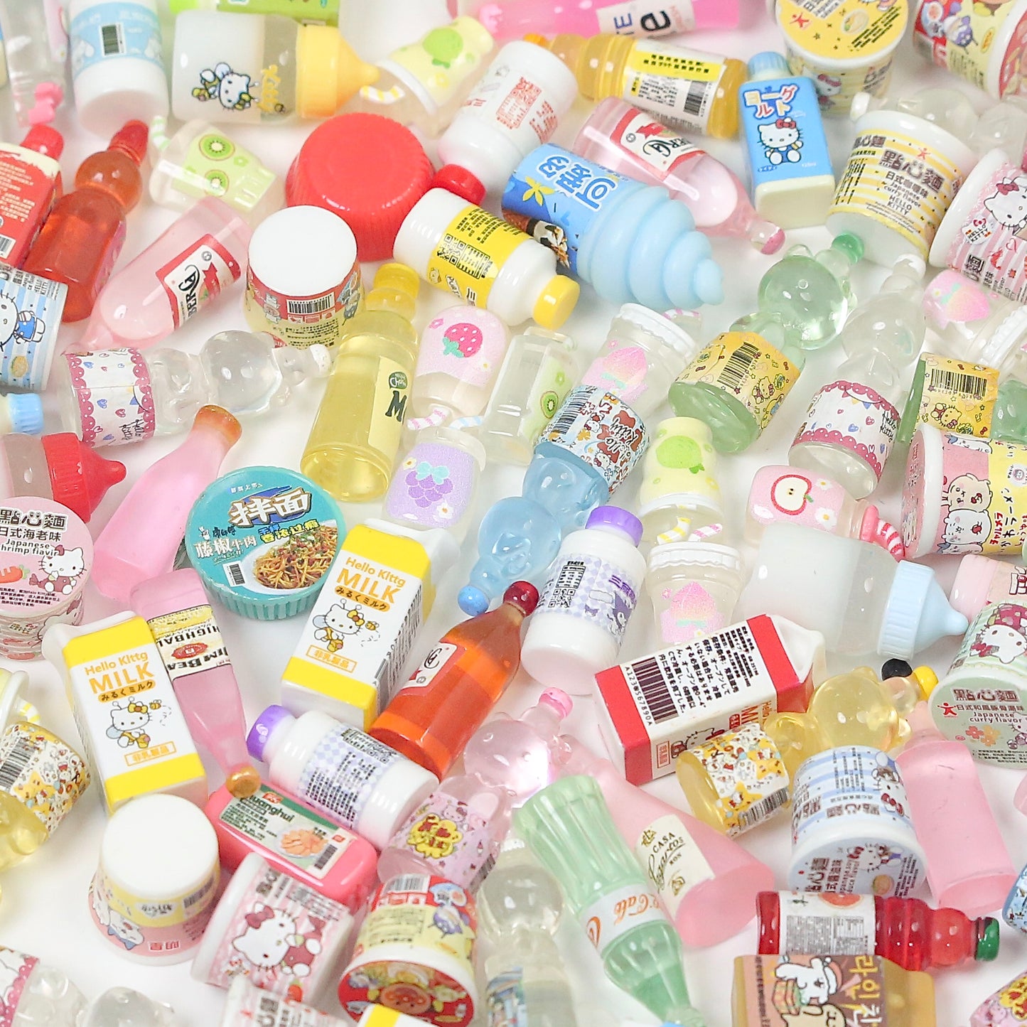 Cream Glue DIY Accessories 52 pcs