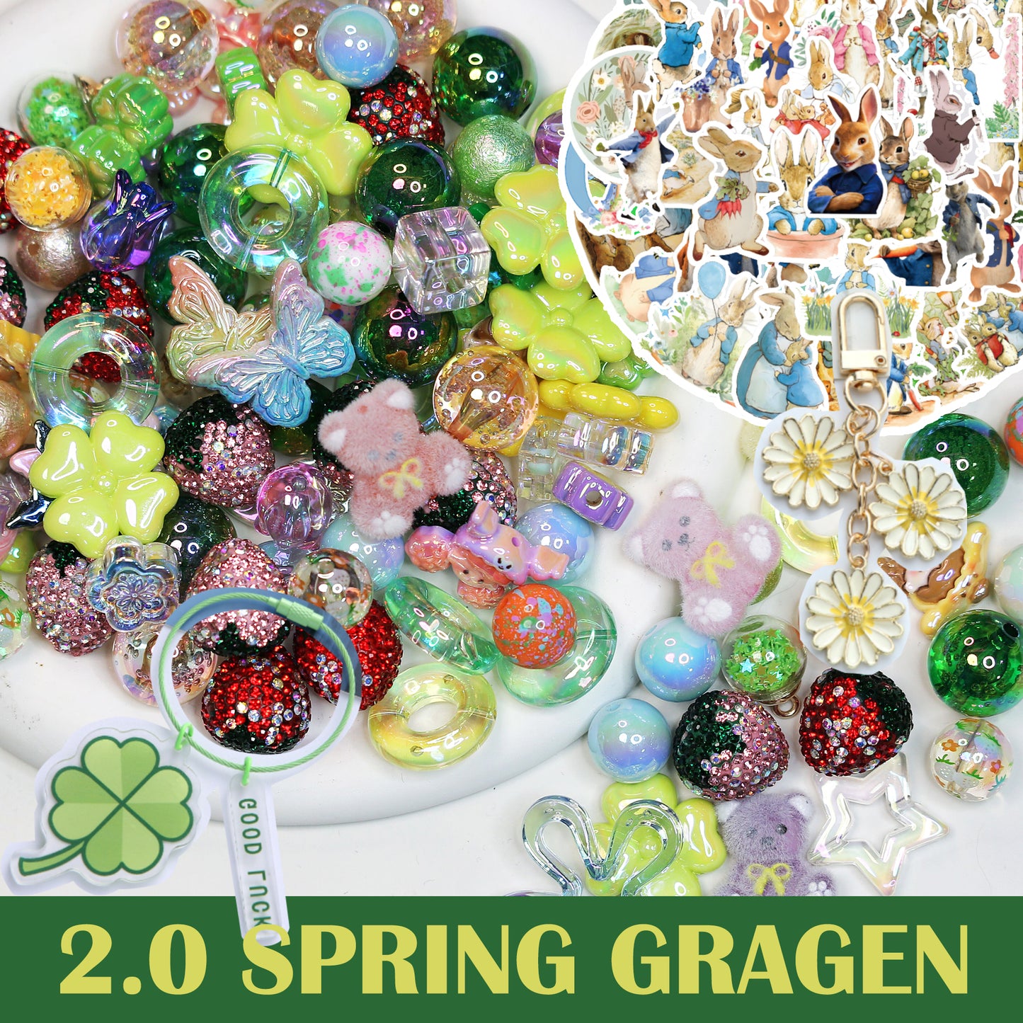 🍀2.0 Spring Garden beads -open in live