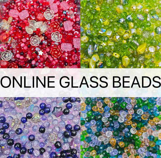 Online Mix Glass Small Beads