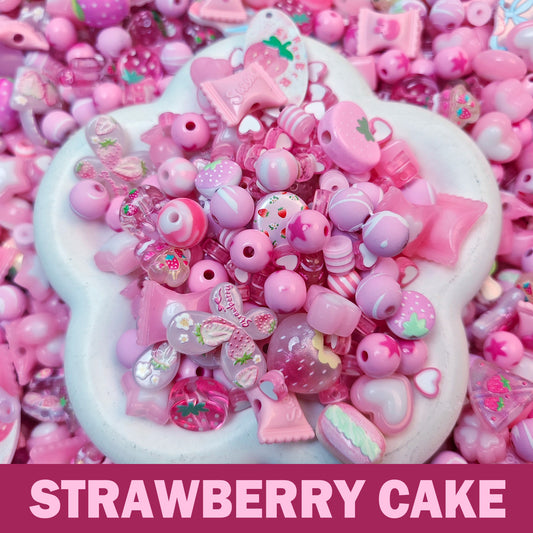 Strawberry Cake Beads