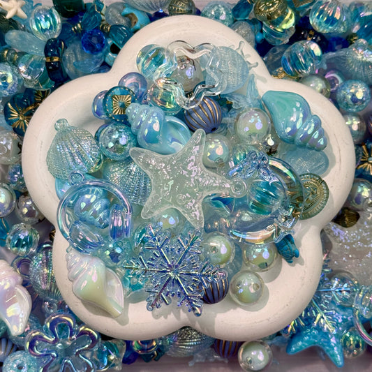 blue wave Beads