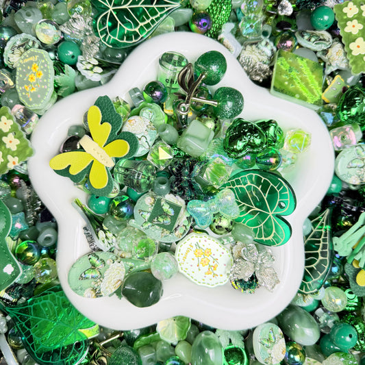 Green Fairycore Beads
