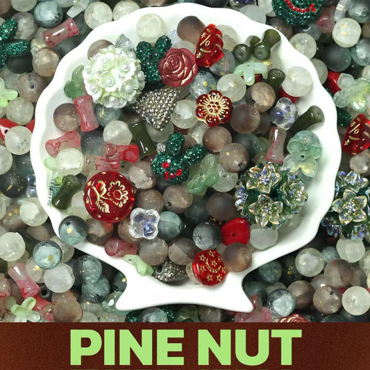 Pine Nut Glass Beads