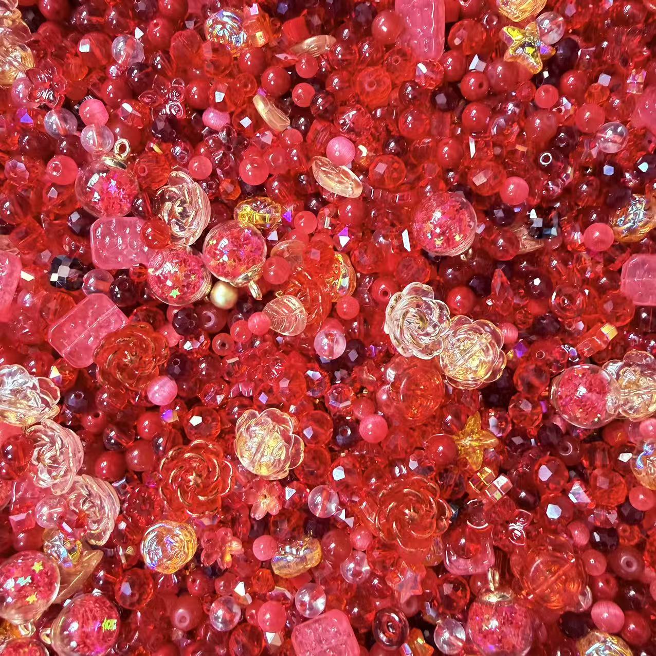 Live-stream mixed glass bead sale