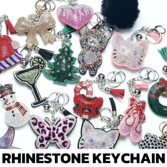 RHINESTONE KEYCHAIN