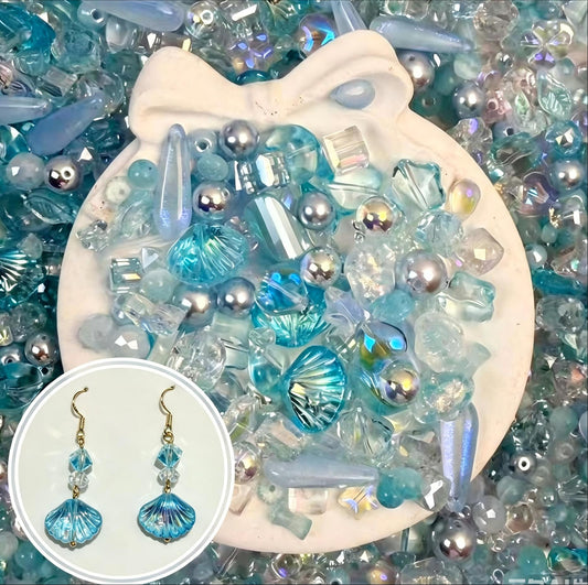 Sea Salt Ice Blue-HighQuality Pearl-Like Crystal beads