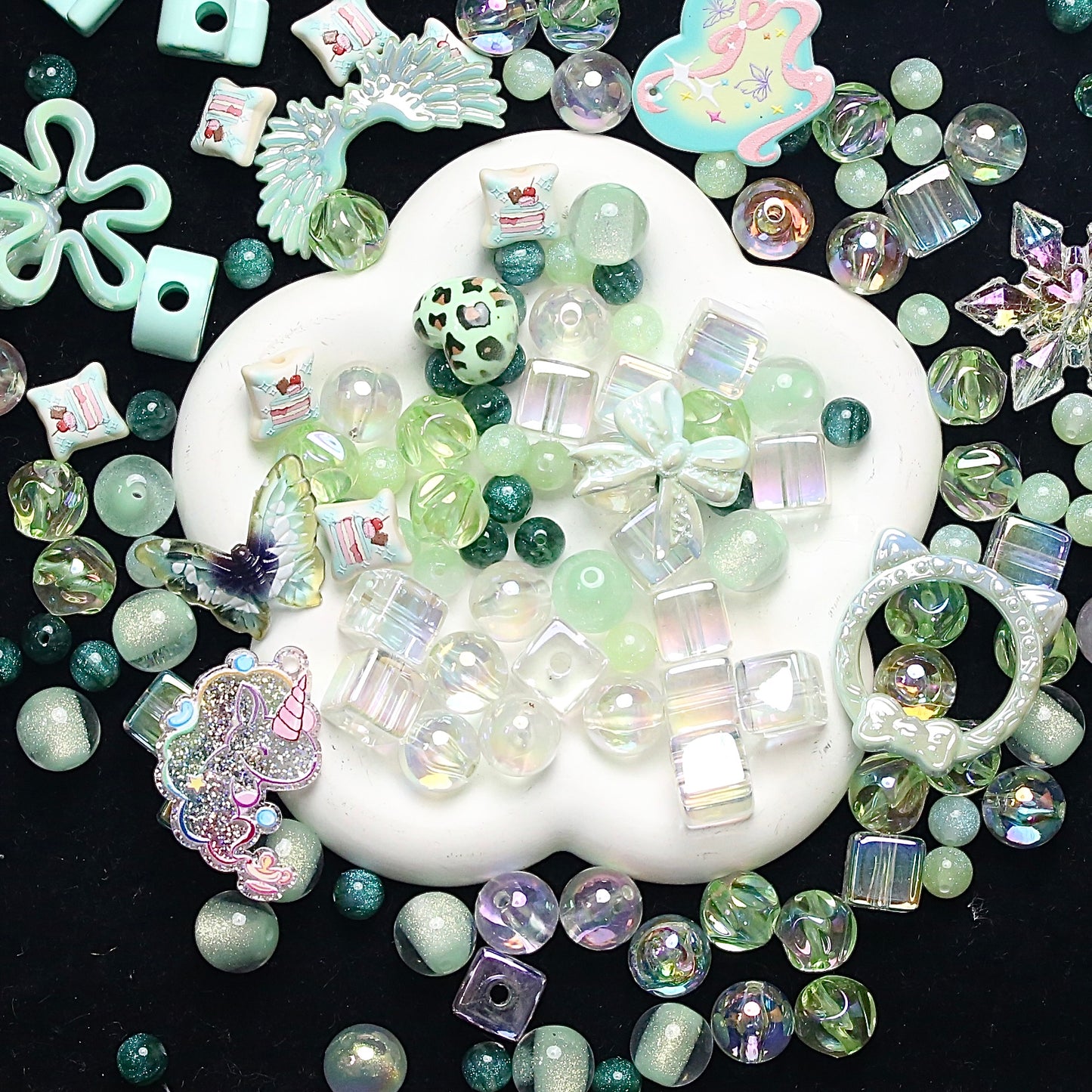 Live-stream mixed acrylic bead sale