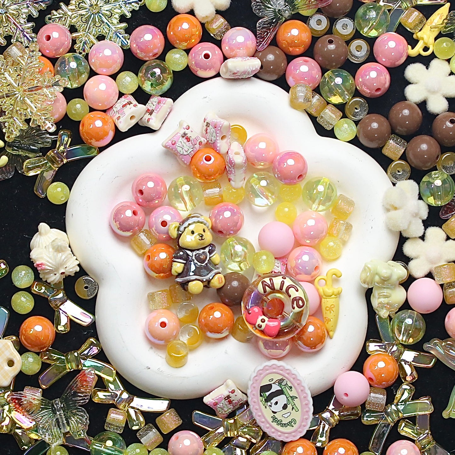 Live-stream mixed acrylic bead sale