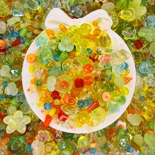 Tropical Fruit Platter glass beads