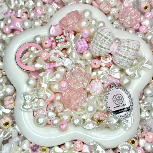 Blush Rosette Beads