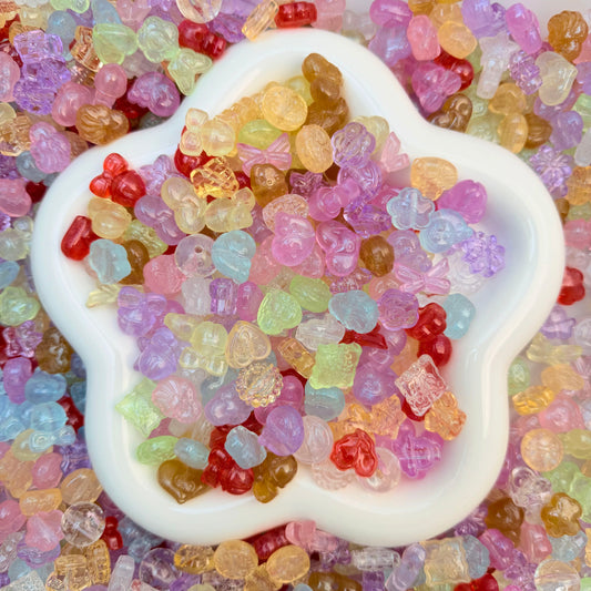 Small beads glow all night Beads