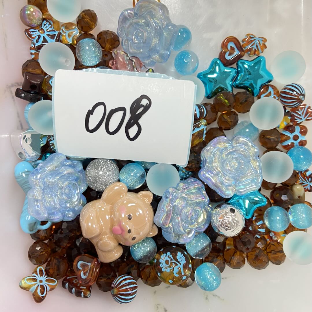 Live-stream mixed acrylic bead sale