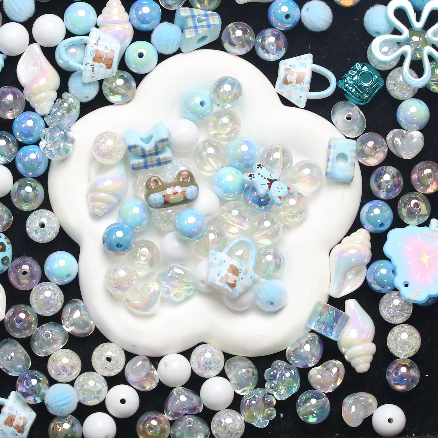 Live-stream mixed acrylic bead sale