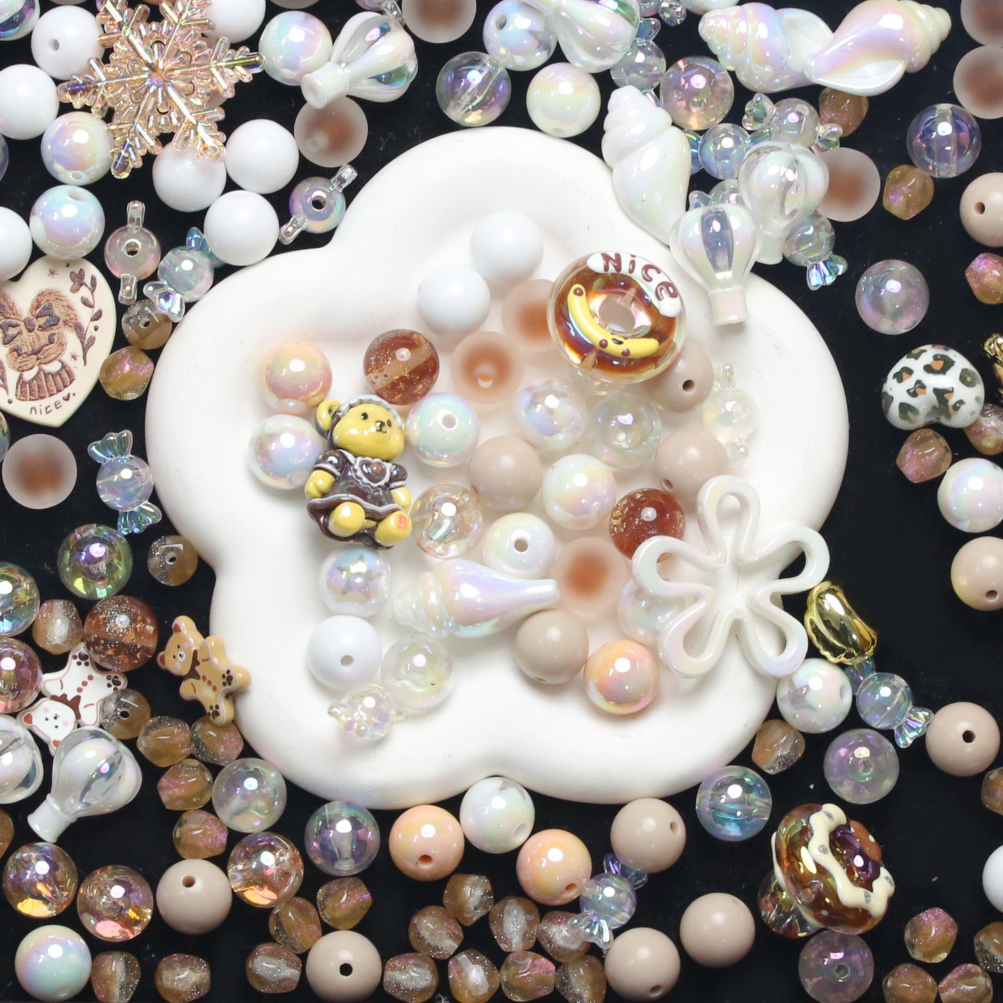 Live-stream mixed acrylic bead sale