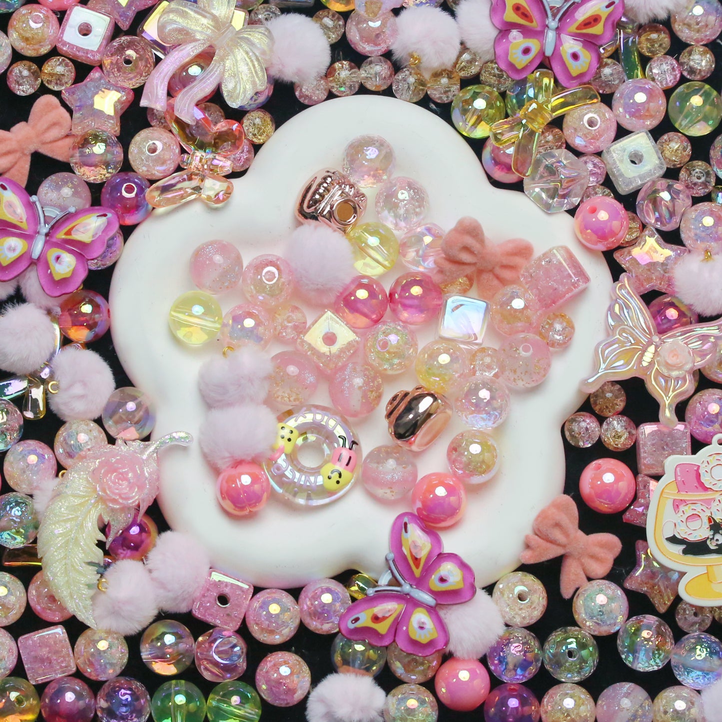 Live-stream mixed acrylic bead sale