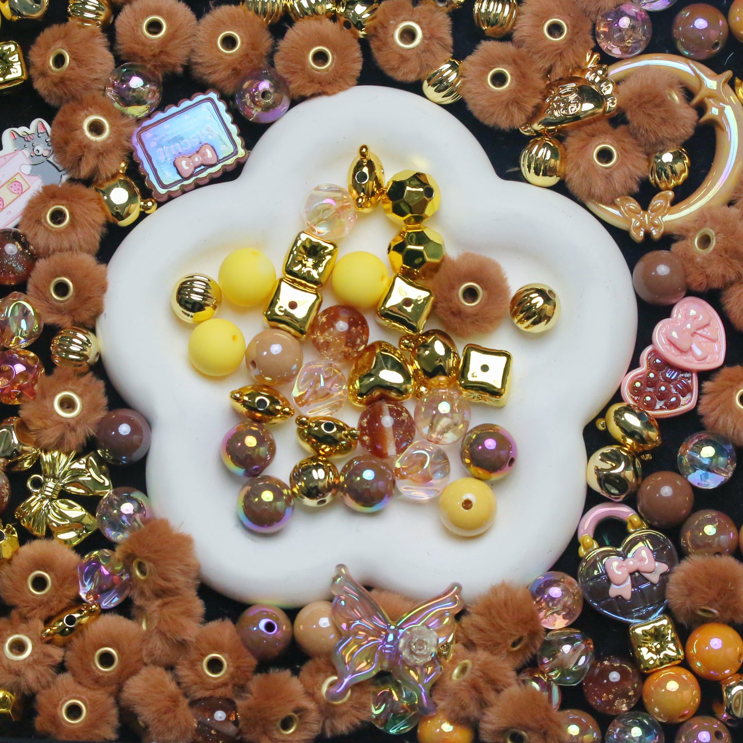 Live-stream mixed acrylic bead sale