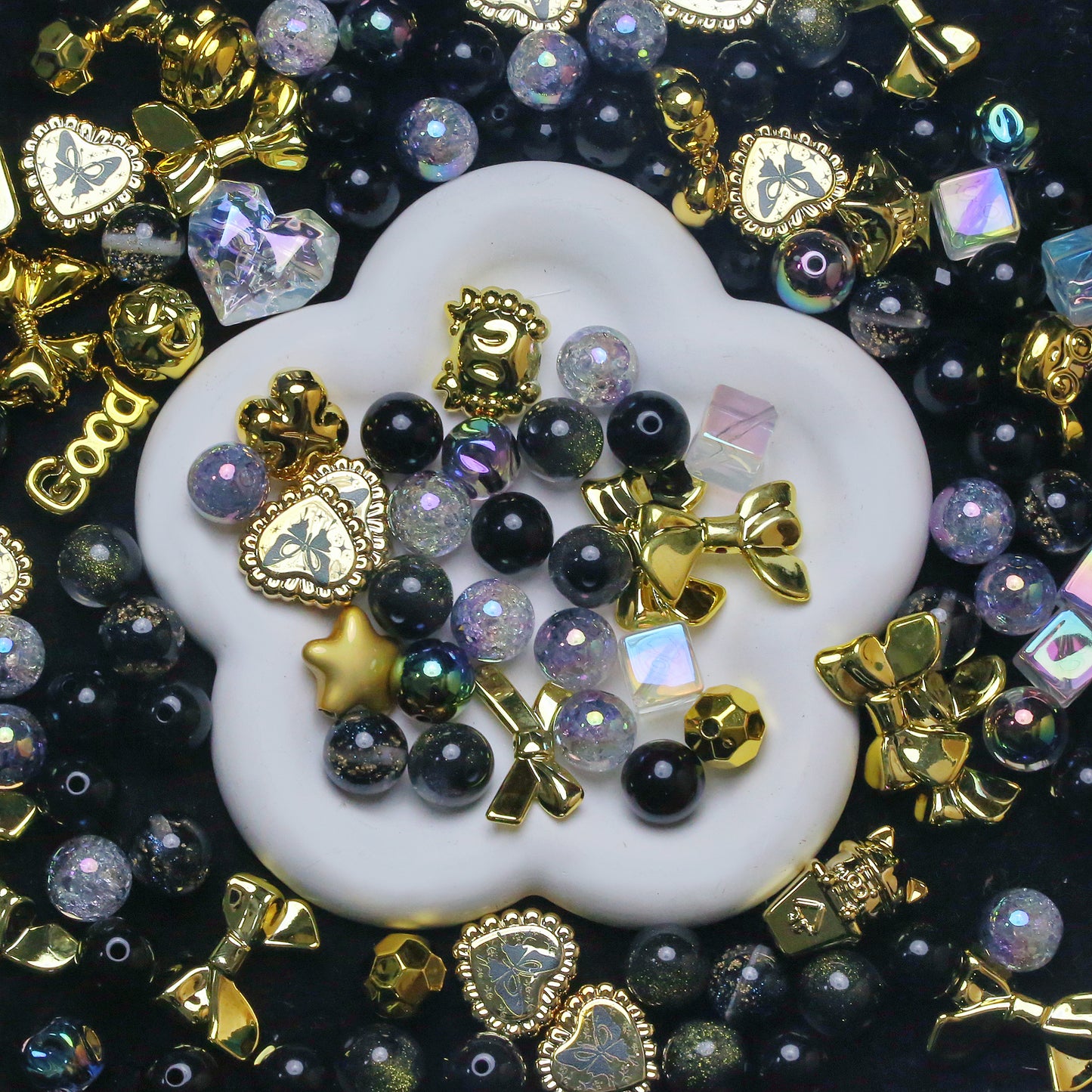 Live-stream mixed acrylic bead sale