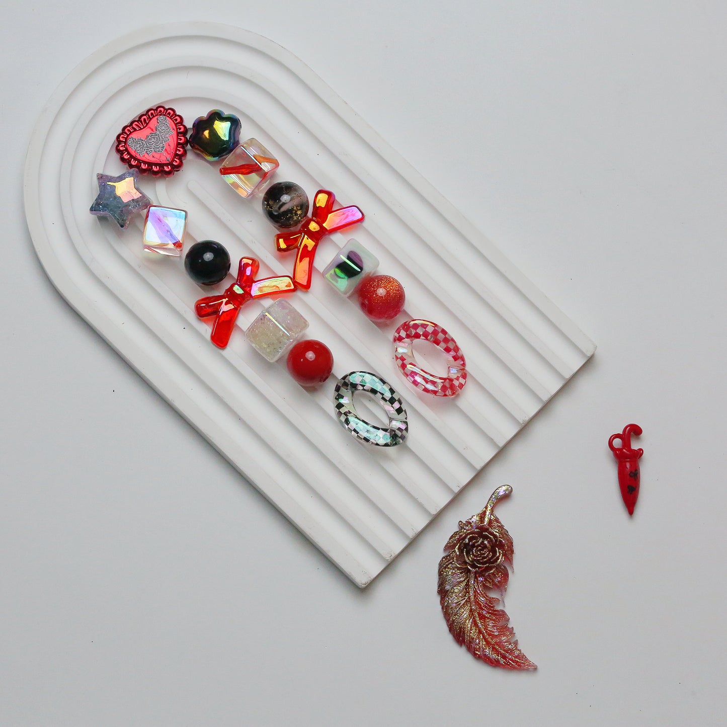 Live-stream mixed acrylic bead sale