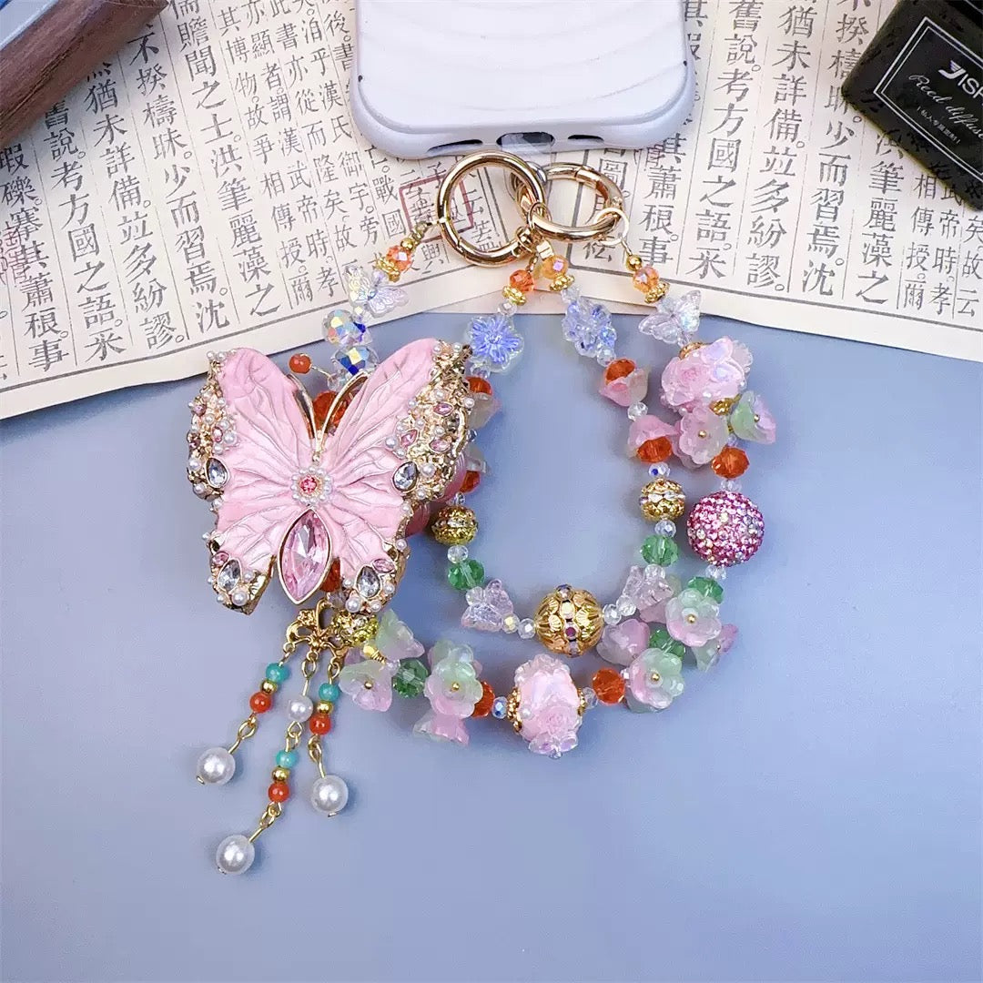 Sparkling Phone Charm | Multi-style Crystal & Rhinestone Strap | Fairycore Personalized Decorative Chain