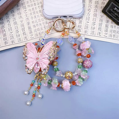 Sparkling Phone Charm | Multi-style Crystal & Rhinestone Strap | Fairycore Personalized Decorative Chain