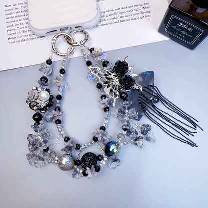 Sparkling Phone Charm | Multi-style Crystal & Rhinestone Strap | Fairycore Personalized Decorative Chain